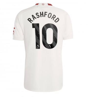 Manchester United Marcus Rashford #10 Koszulka Trzecich 2023-24 Krótki Rękaw